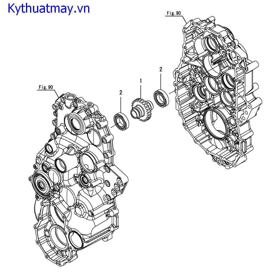 Trục truyền động quay số 1